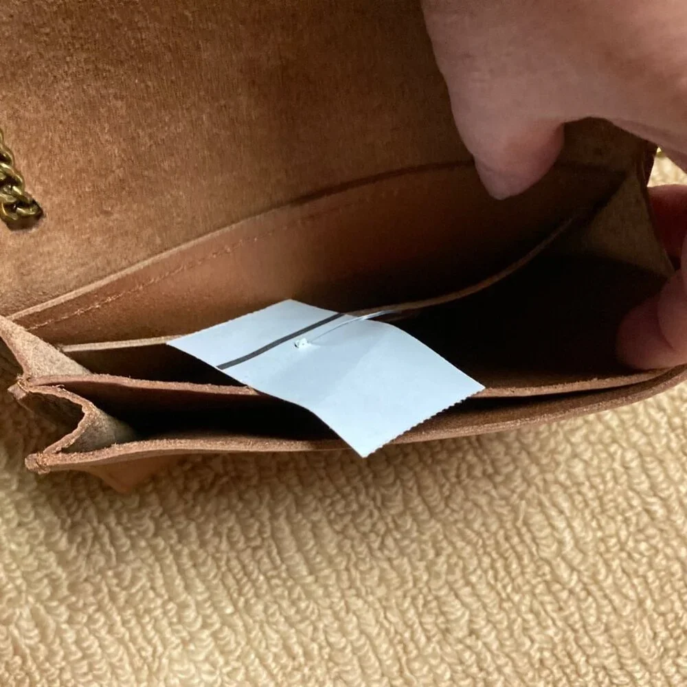 Madewell The Chain Crossbody Bag Brown Leather New Purse - Picture 7 of 7